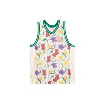 Nike Giannis Dri-Fit DNA Gėlių rašto Greitai džiūstantis Krepšinio marškinėliai vyriški Viršutiniai drabužiai Šviesiai dramblio kaulo FB7026-110 L