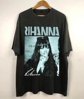 NAUJA Rihanna dovana gerbėjams Juodi marškinėliai Medvilniniai Visų dydžių Unisex Unisex marškinėliai XXXXL