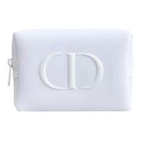 Dior Cd Logotipas Kosmetinė Balta Matinė Kelioninė Makiažo Tašė Makeup Bag