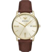 Emporio Armani Minimalistinis Aukso Rudo Odos Vyriškas Kvarcinis Laikrodis AR11610 auksas