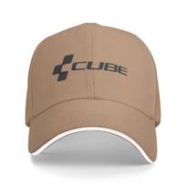 Cube Cycling Mtb Kalnų Dviračio Kepuraitės Snapback Kepuraitės Kvėpuojančios Laisvalaikio Kepuraitės Lauko Unisex One Size