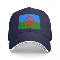 Romų čigonų Romani vėliavos Beisbolo kepuraitės Snapback Beisbolo kepurės Kvėpuojančios Atsitiktinės Kepuraitės Lauko Kepurės Vyrams Ir Moterims One Size