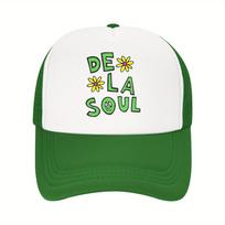 De La Soul Retro Grafikos Trucker Kepuraitė Unisex Kvėpuojantis Tinklelis Beisbolo Kepuraitė Laisvalaikio Reguliuojama Hip Hop Kepuraitė One Size