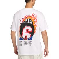 Nike LeBron Good Intentions Loose Fit Crew Neck Basketball Short Sleeve T-Shirt Men Tops IH8567-100 L