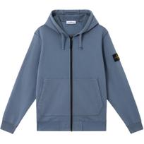 Stone Island Ss25 Rankovės Logotipo Raštas Užtrauktuku Su Gobtuvu Džemperis Vyriškas džemperis Air-Force-Blue K1S1561000-42S0051-V0024 L