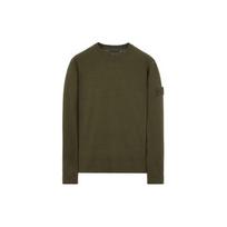 Stone Island Ghost apvaliu kaklu karinio žalumo vyriški viršutiniai drabužiai 7815611F3-V0054 XXXL
