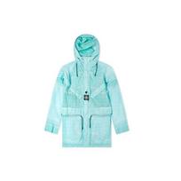 Stone Island logotipas aplikacija pusiau permatoma ilgomis rankovėmis su gobtuvu striukė Vyriškos striukės Žalia 741542999-V0044 M