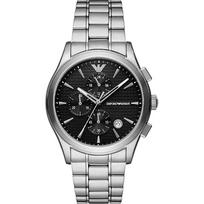 Emporio Armani Paolo Juodo Nerūdijančio Plieno Vyriškas Kvarcinis Laikrodis AR11602 juoda