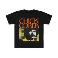 Minkšti medvilniniai marškinėliai vyrams ir moterims. Chick Corea Unisex marškinėliai S