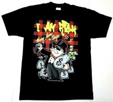 PONAS. MONOPOLY Marškinėliai Pinigai $ Pinigai Niekada Nemiega Urban Streetwear Vyriški Marškinėliai Nauji Unisex Marškinėliai XXXXL
