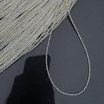 1 gija, baltos natūralios gėlavandenės perlų karoliukai papuošalų gamybai, „pasidaryk pats“ amatai (Karoliukai 2,5-3 mm, Ilgis 36 cm) 1String/2.5-3mm-36cm balta