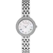 Emporio Armani Rosa perlamutrinis sidabrinis nerūdijančio plieno moteriškas kvarcinis elegantiškas laikrodis AR11354 perlamutro spalvos