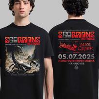 Scorpions Grįžta į Hanoverį 2025 m. 60-mečio Koncerto Marškinėliai Unisex Marškinėliai S