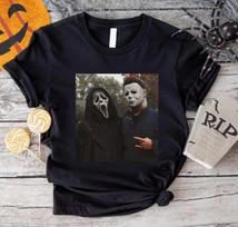 New 90s Halloween Ghost face Scream Michael Myers T-Shirt Unisex T-Shirt XL