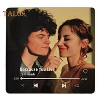 Magnetas šaldytuvui, nuotraukų rėmelio dizainas, groja muziką, MP3 tipo funkcija, magnetas šaldytuvui, virtuvės įrenginys su muzika B