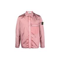„Stone Island“ Ss23 nailono „Meta“ serijos vienspalvė metalinio nailono ilgomis rankovėmis, užtrauktuku ir krūtinės dirželiu pasižyminti vyriška striukė, rožinė 781510919-V0080 XXL