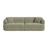 Žalios spalvos sofa iš kordinio velveto 255 cm Campi – Cosmopolitan Design