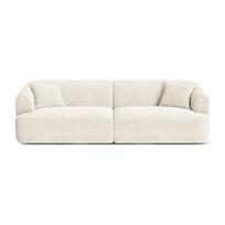 Smėlio spalvos sofa iš kordinio velveto 255 cm Campi – Cosmopolitan Design