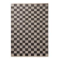 Apverčiamas/rankų darbo juodos spalvos/kreminės spalvos iš džiuto mišinio kilimas 200x300 cm Rex – Hanse Home