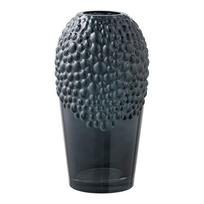 Tamsiai pilkos spalvos iš stiklo vaza (aukštis 25 cm) – House Nordic