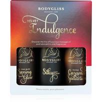 BodyGliss Velvet Indulgence Travel Edition masažinis aliejus silikono pagrindu dovanų rinkinys 3x50 ml