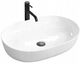 REA Cleo balta ovali stalviršio praustuvė 60 cm