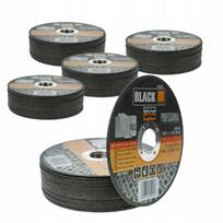 50 vnt. Black Premium Line metalo pjovimo diskų rinkinys 125x1 mm INOX, tvirti