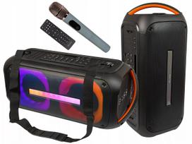 Galingas nešiojamas „Bluetooth“ garsiakalbis BLOW DJBOX su mikrofonu, nuotolinio valdymo pulteliu, USB ir SD jungtimis bei karaokės funkcija