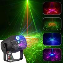 PROJEKTOR Disko rutulys Lazerinis disko rutulys su nuotolinio valdymo pulteliu Muzikos režimas LED 8 W RGB