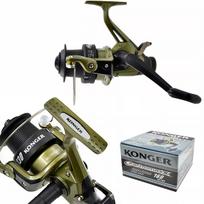 Ritė KONGER Carbomaxx Carp & Feeder Long Cast 160 FD/FSS su laisvos eigos sistema