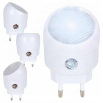 LED naktinė lemputė į elektros lizdą su prieblandos jutikliu