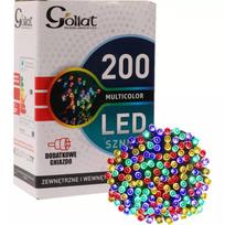200 LED daugiaspalvės kalėdinės lemputės su papildoma jungtimi