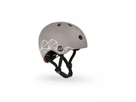 Scoot & Ride Kask XXS-S rudos linijos