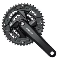 Priekinis žvaigždžių blokas Shimano M371 44/32/22T 9 pavaros 170 mm (juodas)