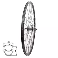 Priekinis ratas 28/29" 32H, Rodi, disk. stabdžiam CL, greitveržlė