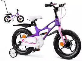 Vaikiškas dviratis RoyalBaby Bicycle 14 "Space Shuttle + RB14-22 pusher