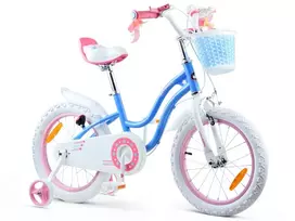 RoyalBaby STAR GIRL girls' bicycle 16 inch basket side wheels RB16G-1