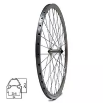 Priekinis ratas 28/29" // 36H // V-brake, greitveržlė (sidabrinis)