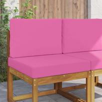 Lauko sofa pagalvėlė 2 pcs Rožinė Poliesteris