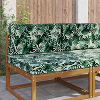 Lauko sofa pagalvėlė 2 pcs Lapų raštas Poliesteris
