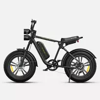 Dviratis 20 elektrinis Engwe M20 750Wh viena baterija juodas