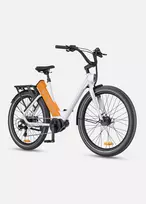 Dviratis 27,5 elektrinis Engwe P275 ST balta/oranžinė