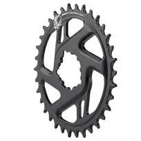 Žvaigždė priekinė SRAM 34T, X-Sync 2, direct mount, 3mm offset aliuminė (juoda)