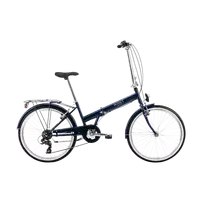 Folding bicycle ROMET Jubilat ECO, blue
