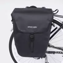 Šoninių krepšių ant bagažinės komplektas AtranVelo Commuter Side WP // 2x 27L, 16x44x31 cm, Water-Proof (juoda)
