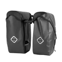 Šoniniai krepšiai ant bagažinės AtranVelo ZAP PLUS WP // 2 x 27L, 20x41x34 cm, Water-Proof (juoda)