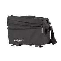 Krepšys ant bagažinės AtranVelo ZAP EASY // 11L, 17x25x31 cm, AVS fiksacija, Water-Proof (juoda)