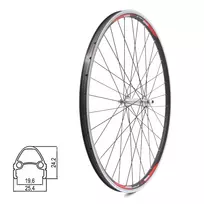 Priekinis ratas Sunstart 28" // V-Brake, 36H, veržlė, dvigubas, kniedytas, aliuminis
