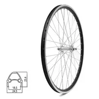 Priekinis ratas Dynamic 26" // V-Brake, 36H, veržlė, dvigubas, kniedytas, aliuminis