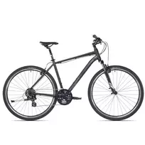 Kalnų dviratis Rock Machine Rokk 30 Matte Black (Rato dydis: 28 Rėmo dydis: M)